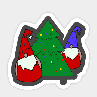 Gnome for the holidays Sticker